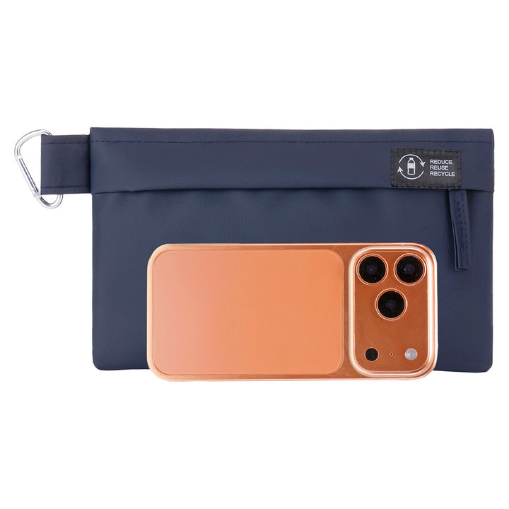 Lakeshore Recycled Nylon Utility Pouch with Carabiner