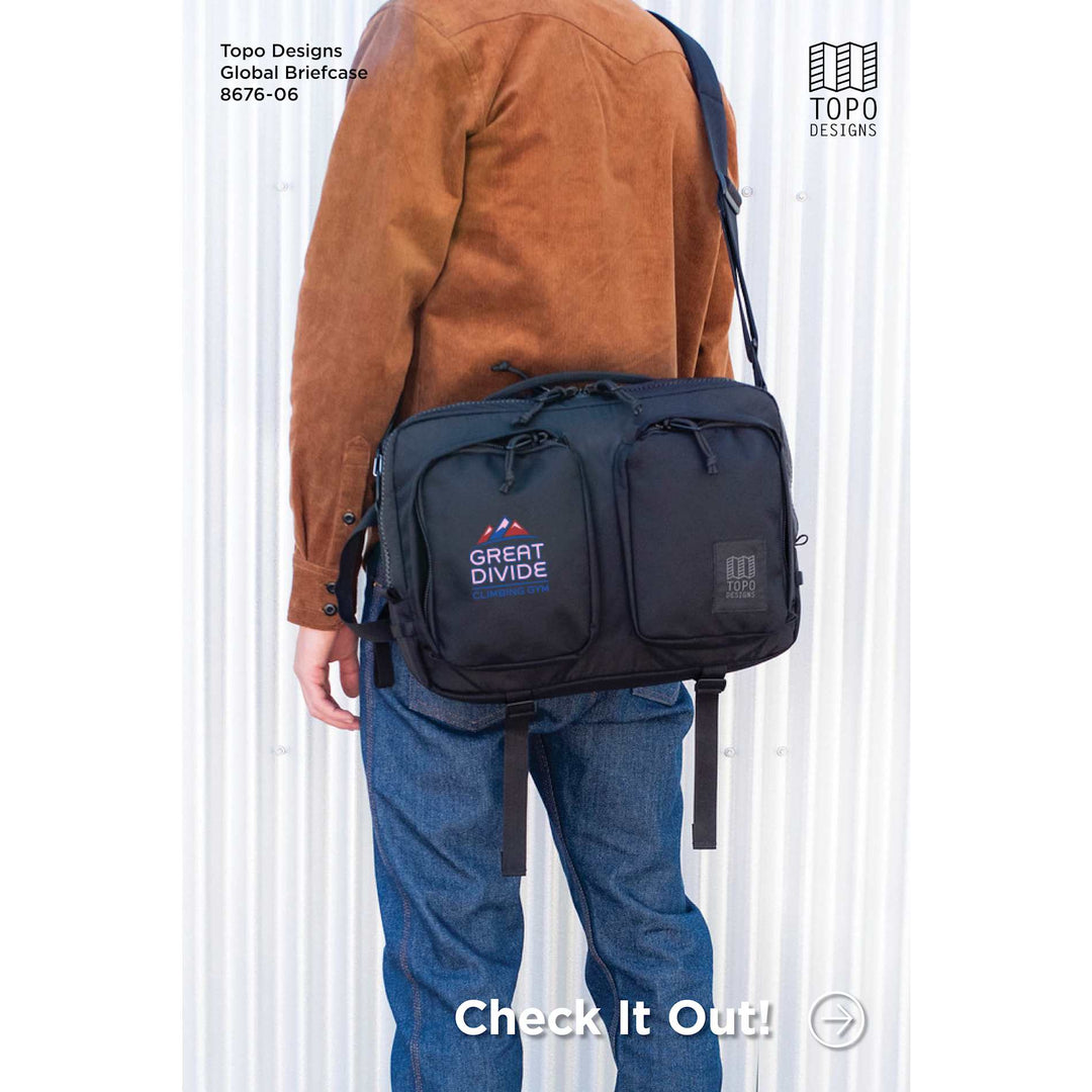 Topo Recycled Global Briefcase