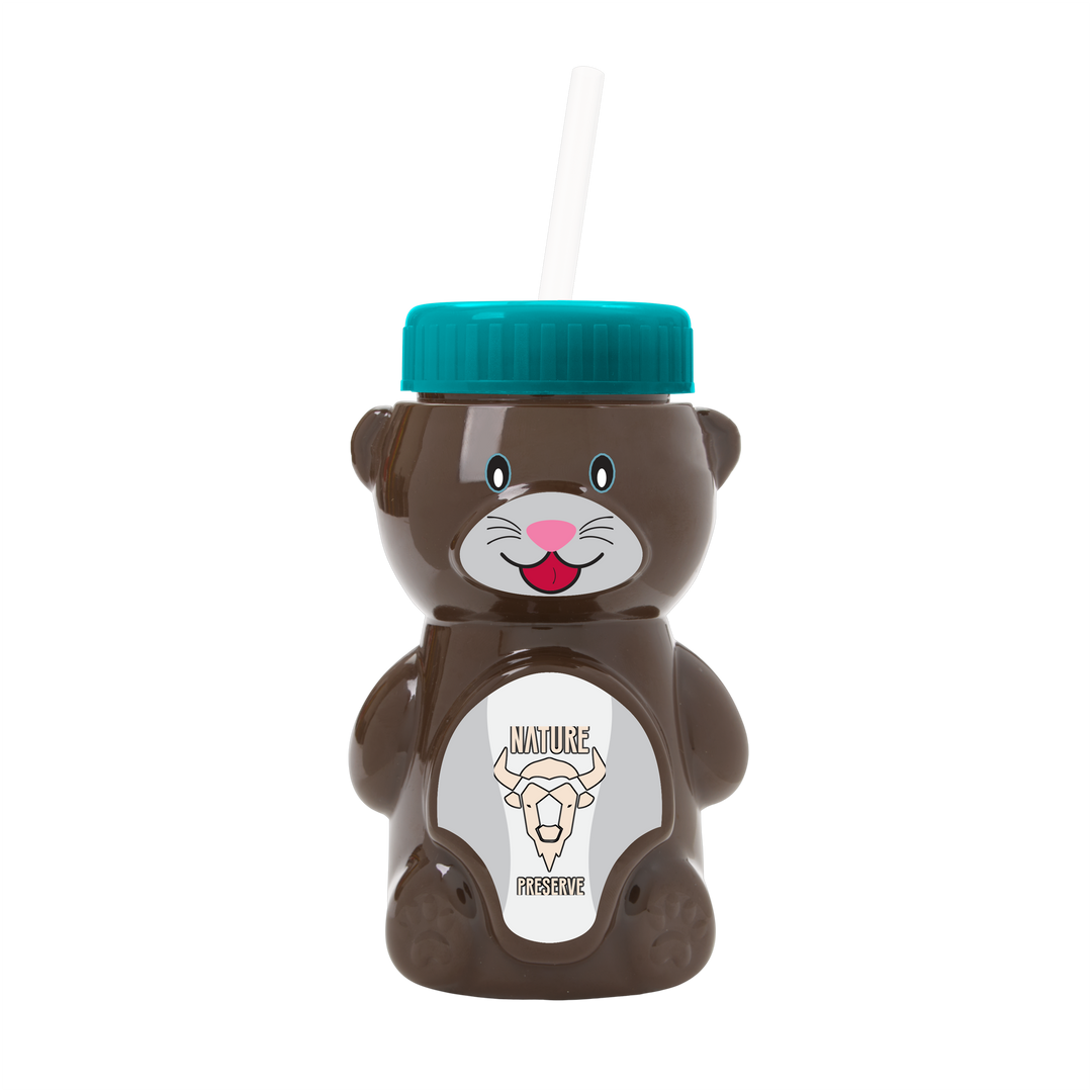 Cubbie RPET Bottle with Straw Lid - 20 oz.
