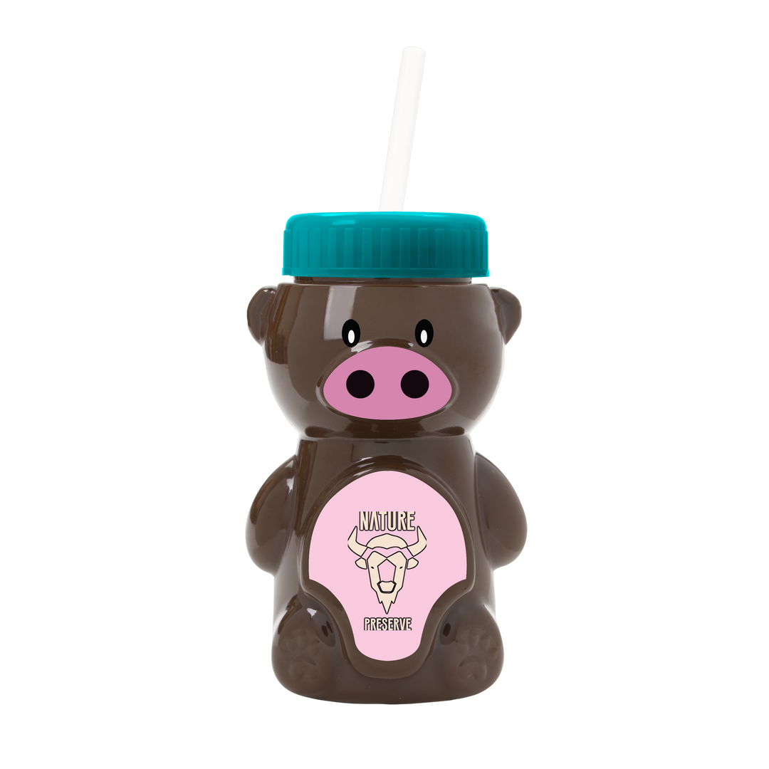 Cubbie RPET Bottle with Straw Lid - 20 oz.