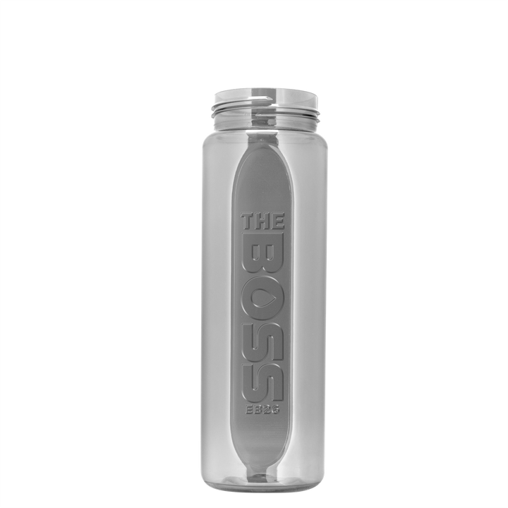 Boss Embossed RPET Bottle with Grip Lid - 26 oz.
