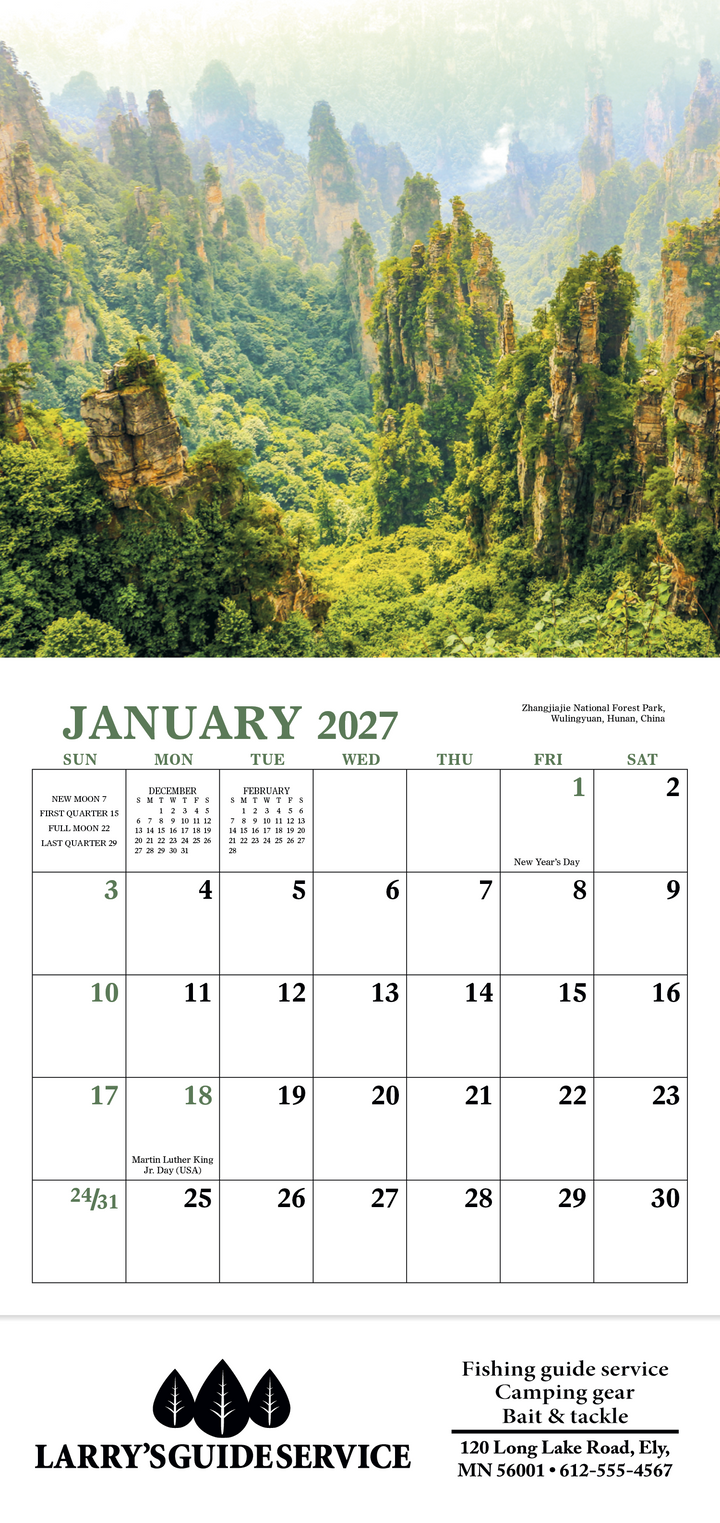 Good Value™ Glorious Getaways - Mini Calendar