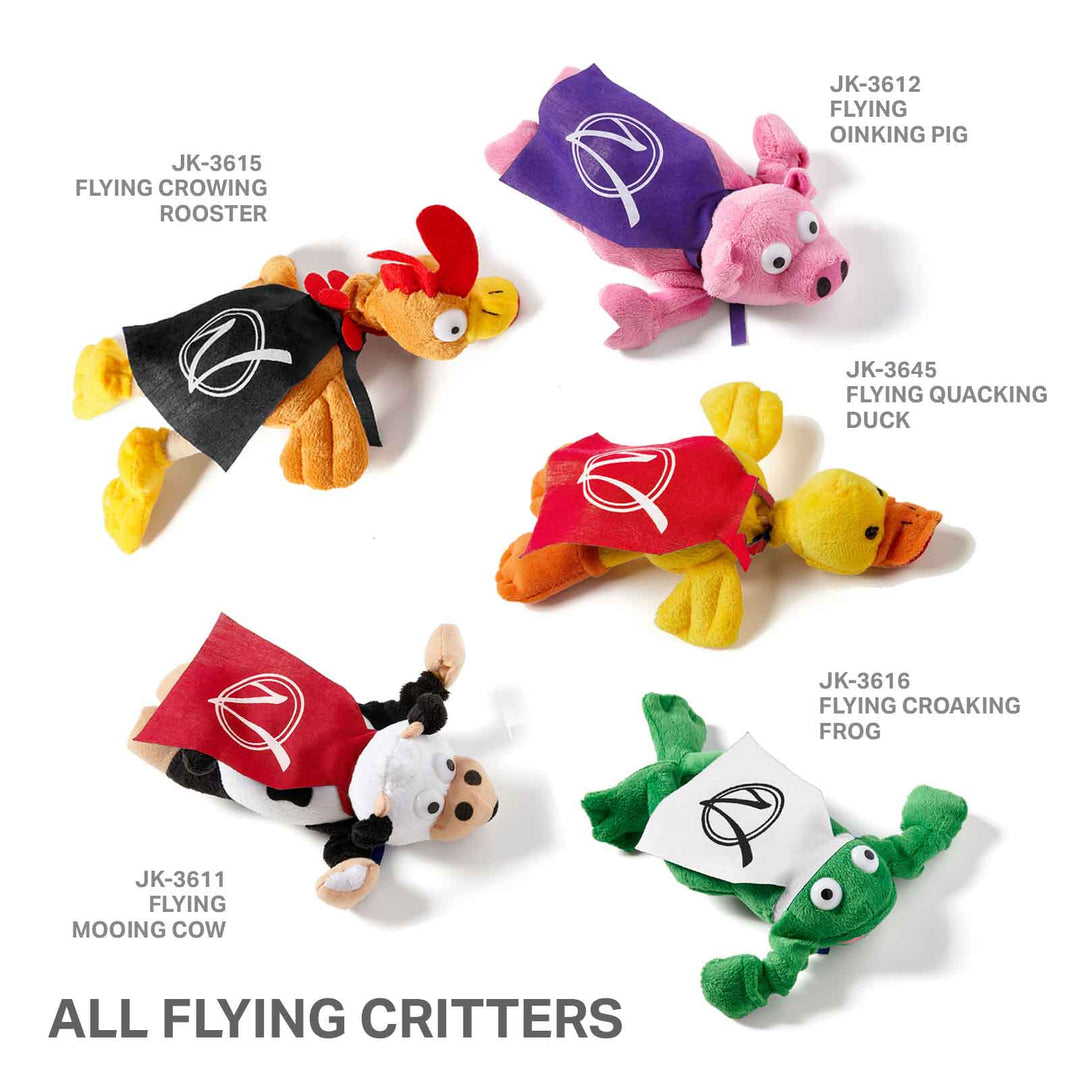 Flying Mooing Cow Plush Stuffed Animal