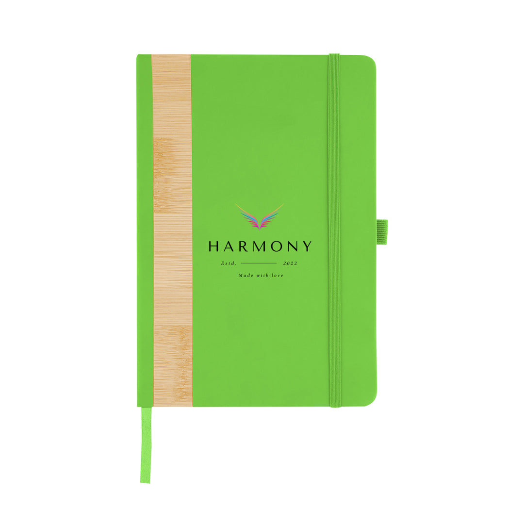 Recycled PU And Bamboo Accent Journal