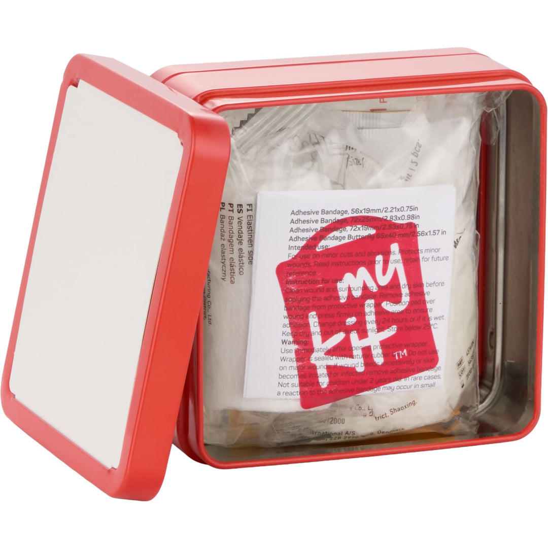 30-Piece First Aid Kit with Tin Case