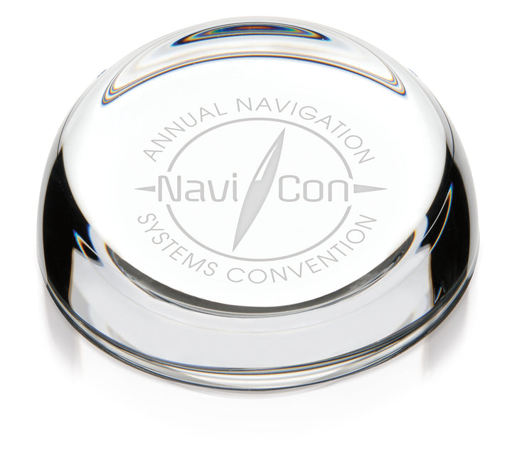 JAFFA® Clear Slant-Top Paperweight