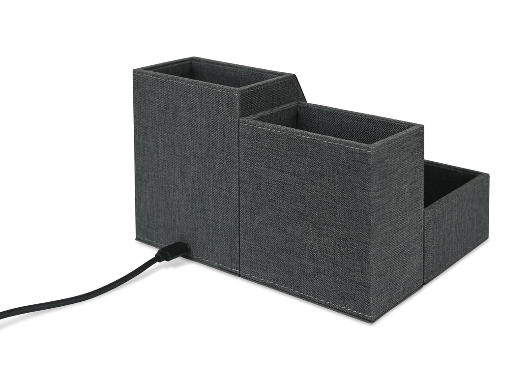 Eden Recycled rPET Wireless Charging Desk Organizer