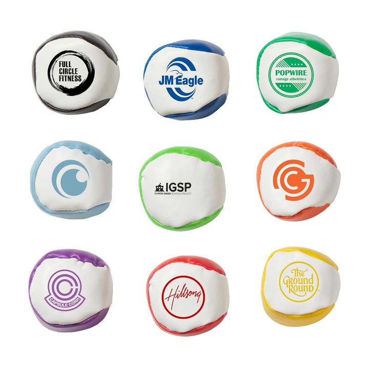 2" Two-Tone Kick Ball Hacky Sack Toy