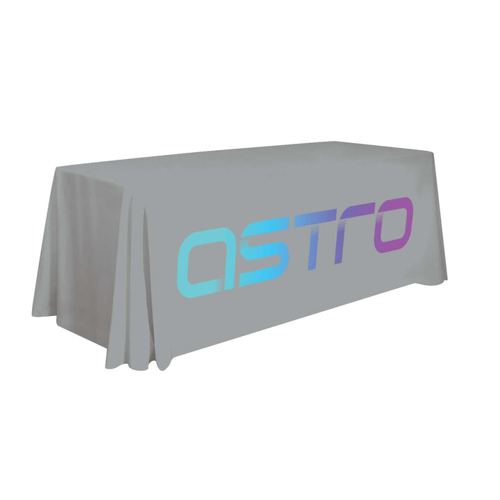 6' LazerLine 3-Sided Throw Full-Color Front Only