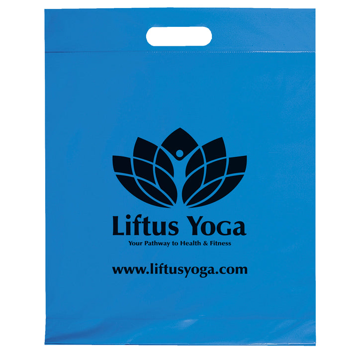 Die Cut Handle Bag - 12W x 15H x 3 - Flexo Ink Print