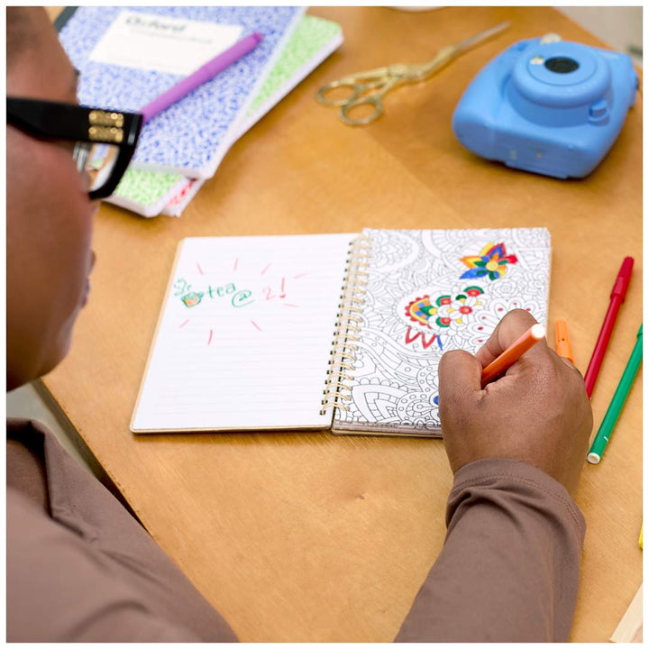 5" x 7"  FSC® Mix Doodle Notebook with Markers?