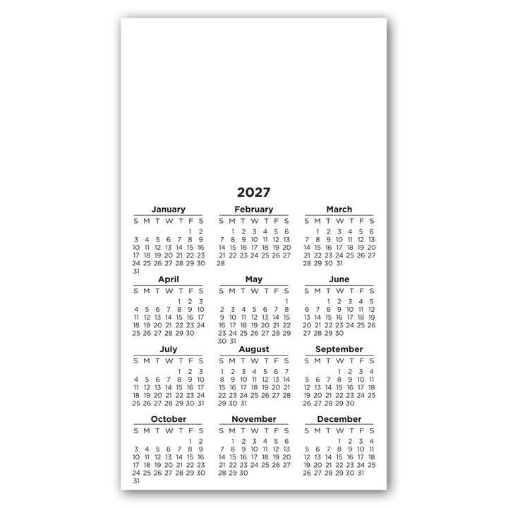 Calendar Large Magnet 3-29/32 x 6-15/16