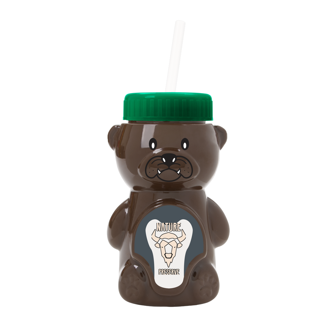 Cubbie RPET Bottle with Straw Lid - 20 oz.