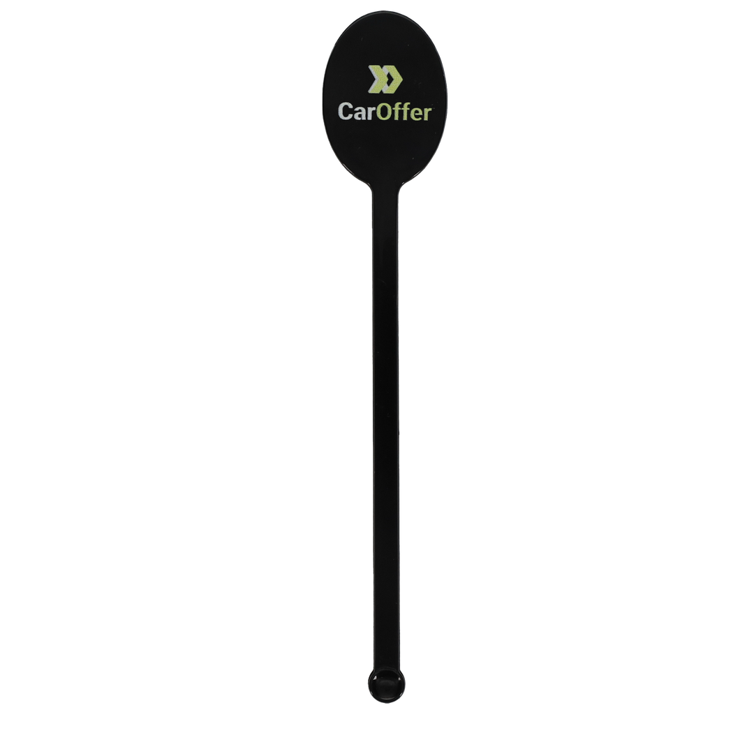 Plastic Drink Stirrer 6.000" Upright Oval (Color) Digital Print