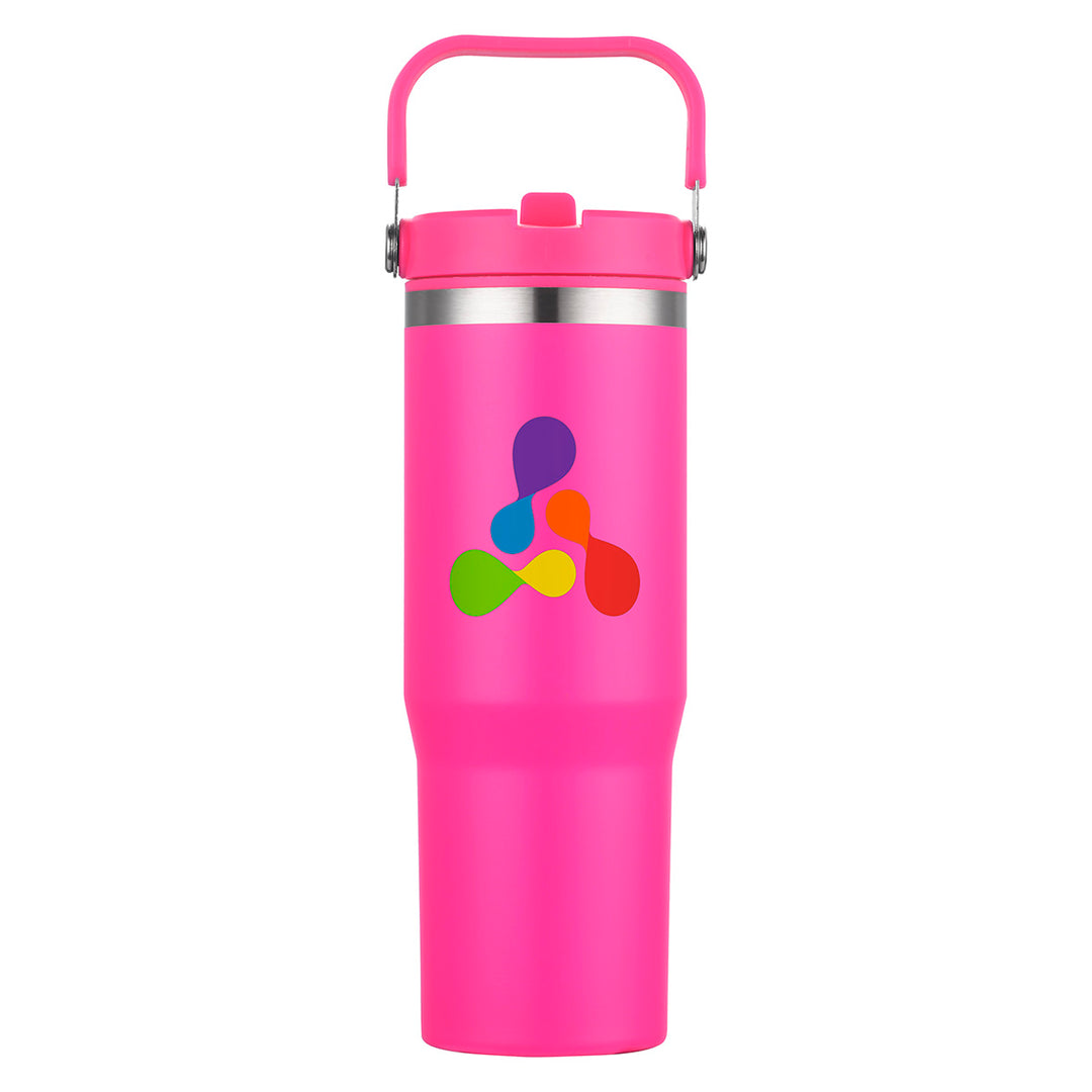 Oreno 30 oz Stainless Steel/Polypropylene Travel Tumbler