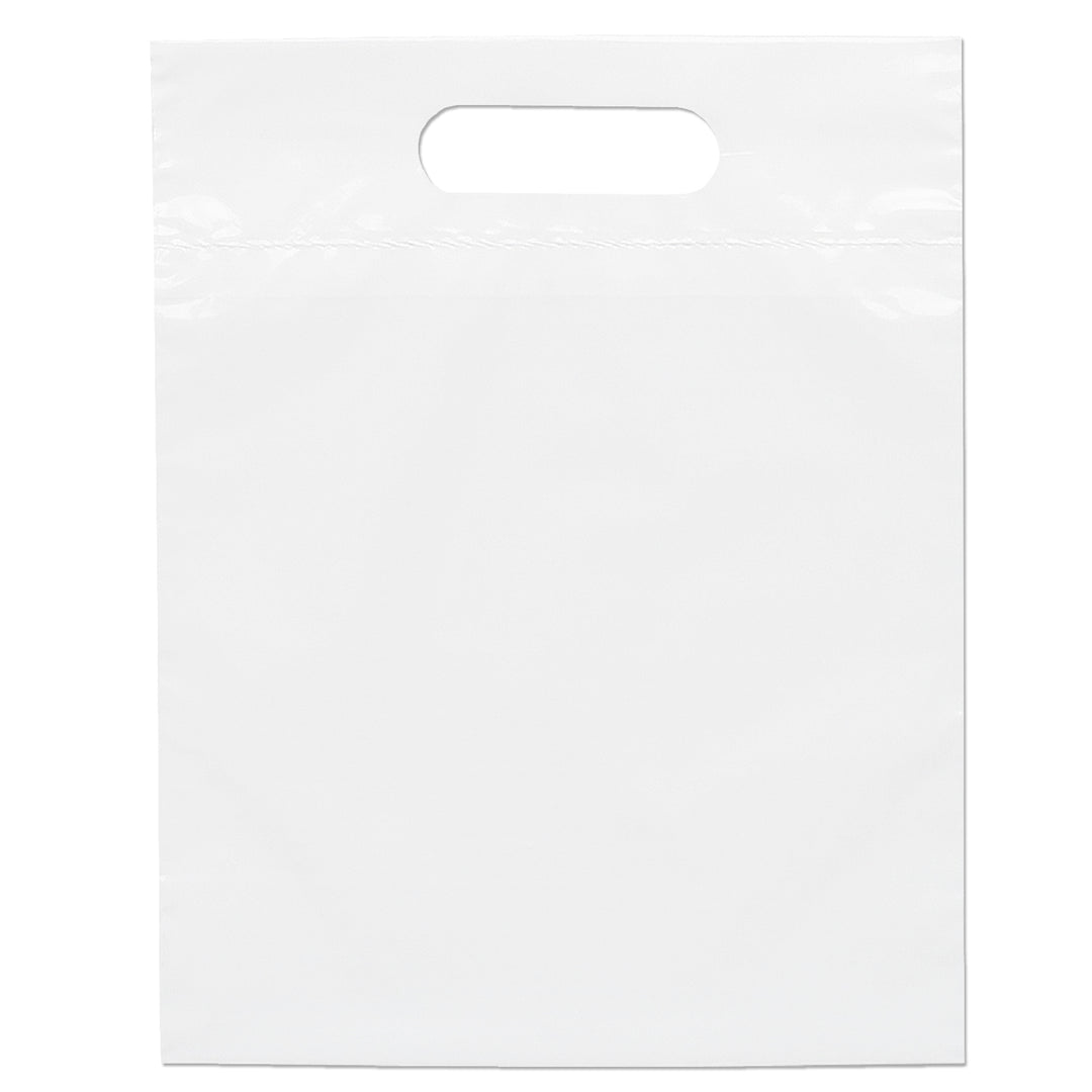 Die Cut Handle Bag - 9 1/2W x 12H - Flexo Ink Print