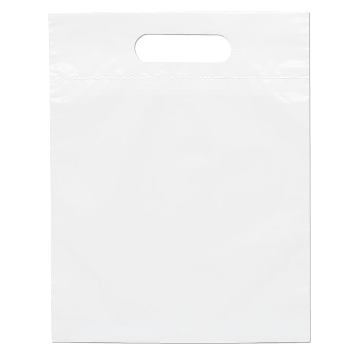Die Cut Handle Bag - 9 1/2W x 12H - Flexo Ink Print