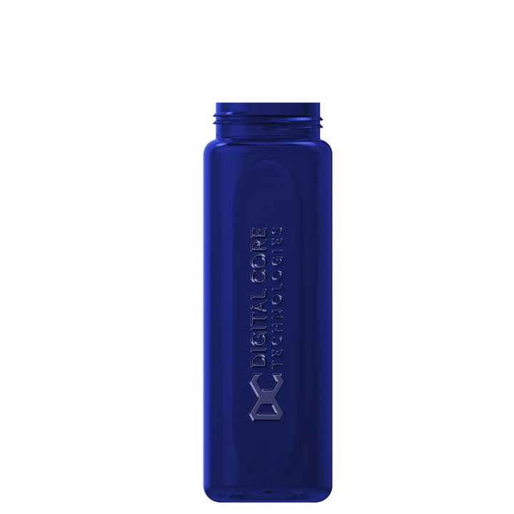 Garyline® Boss Embossed RPET Bottle with Flip-Straw, Swivel Handle Lid - 26 oz.