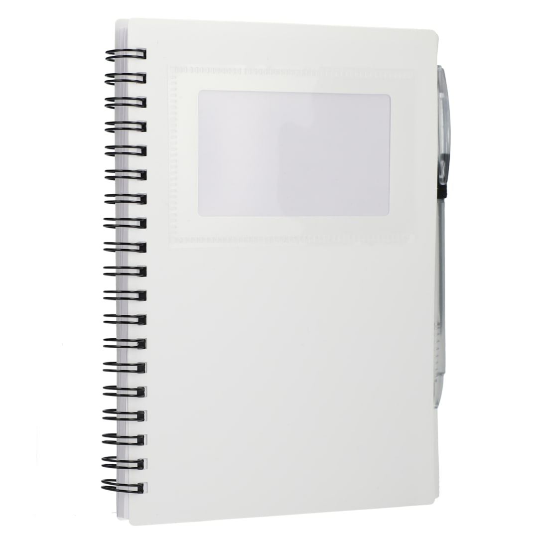 FSC® Recycled 5" x 7" Star Spiral Notebook with Pe