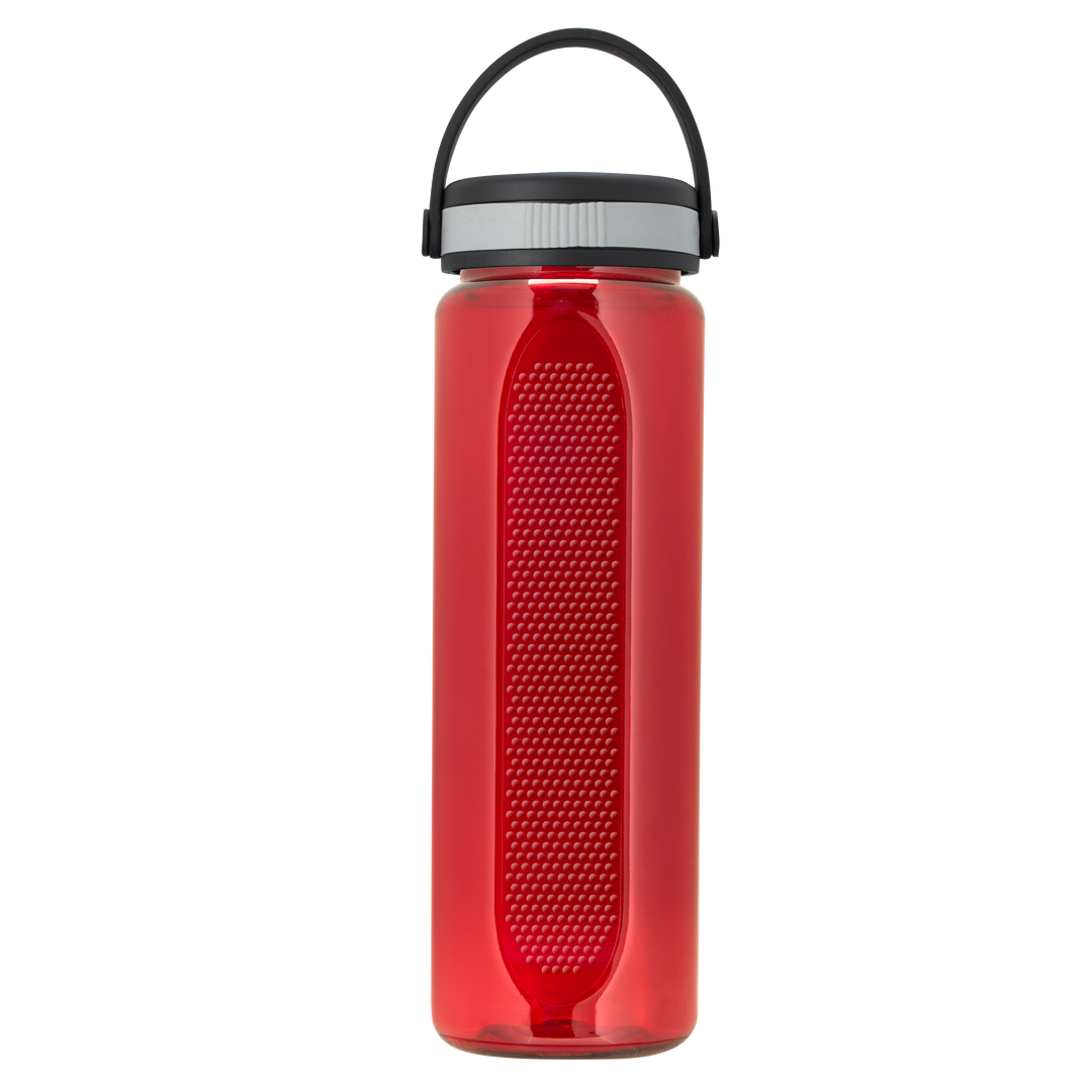 Boss Embossed RPET Bottle with Grip Lid - 26 oz.