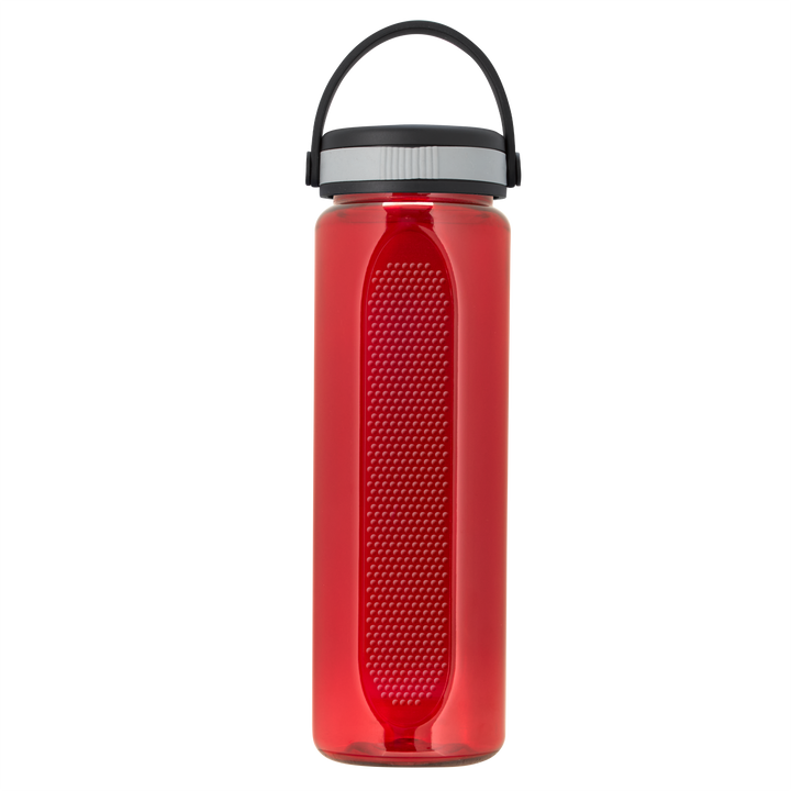 Boss Embossed RPET Bottle with Grip Lid - 26 oz.