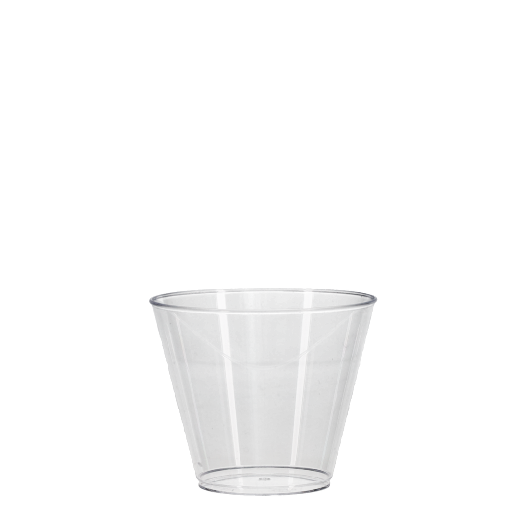 9 oz Hard Plastic Smooth Rocks Cup Clear Tradition Print