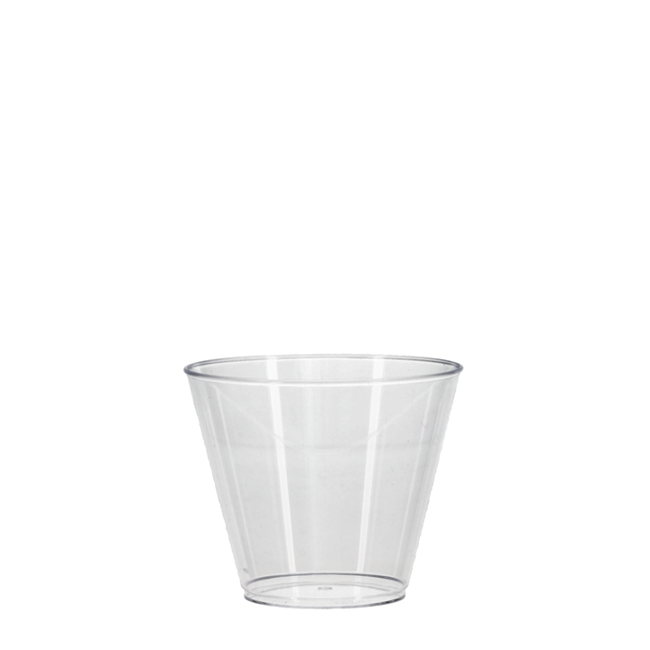 9 oz Hard Plastic Smooth Rocks Cup Clear Tradition Print