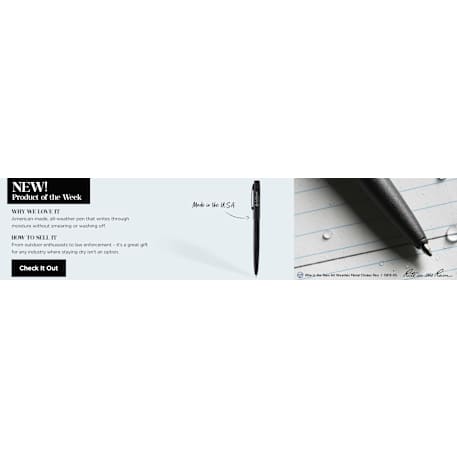 Rite in the Rain All Weather Metal Clicker Pen