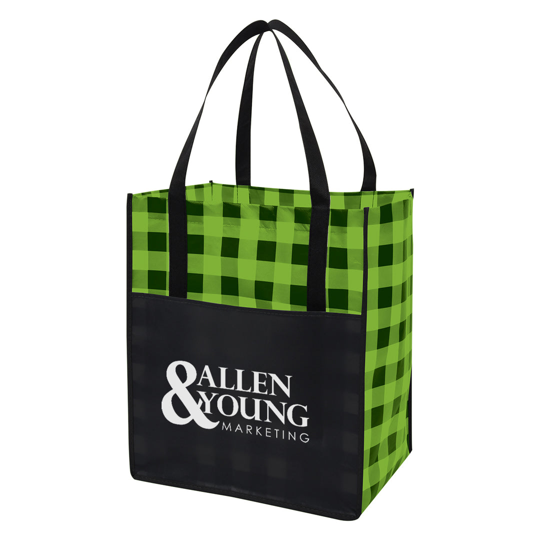 Northwoods Laminated Non-Woven Recycled Tote Bag