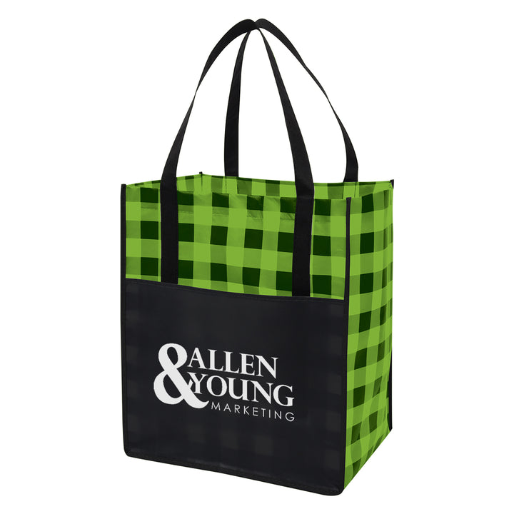 Northwoods Laminated Non-Woven Recycled Tote Bag