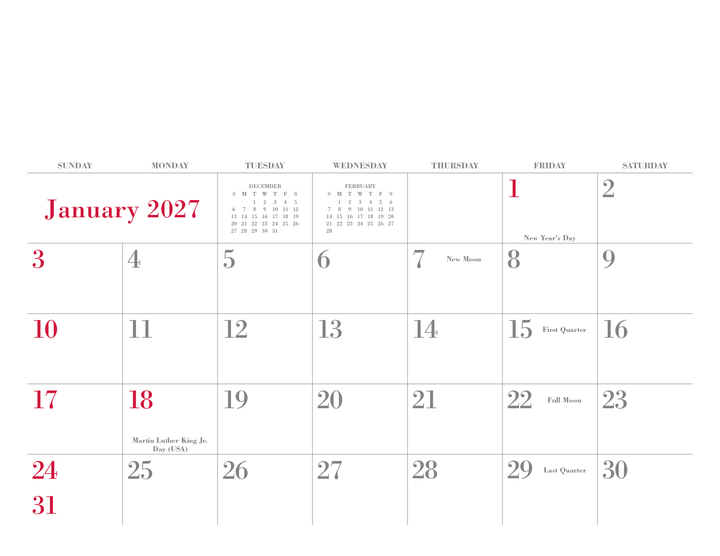 Triumph® Calendars Small Quantity Custom - Spiral Calendar