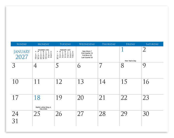 Triumph® Calendars Small Quantity Custom - Spiral Calendar
