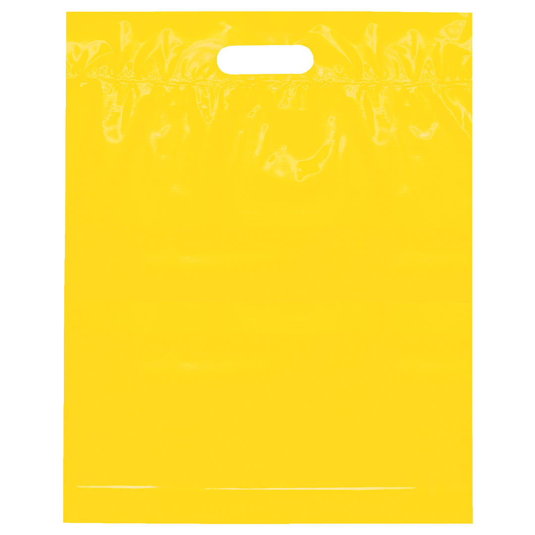 Die Cut Handle Bag - 15W x 19H x 3 - Flexo Ink Print