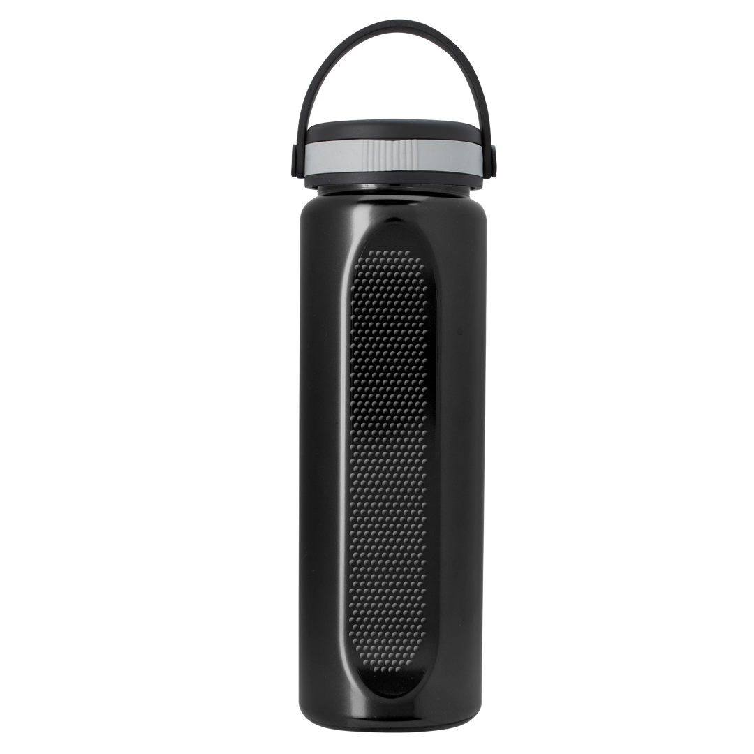 Boss Embossed RPET Bottle with Grip Lid - 26 oz.