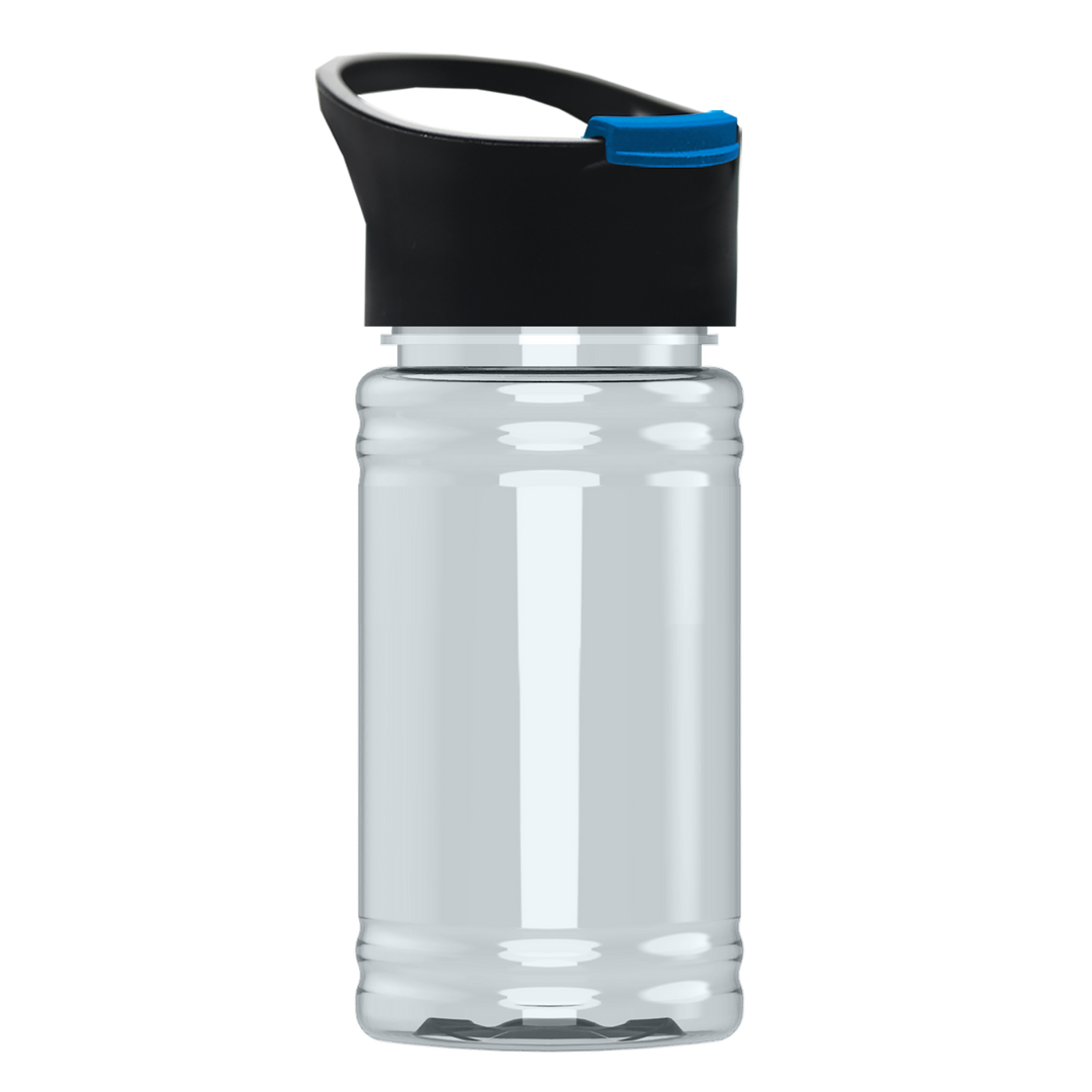 Mini RPET Bottle with Pop-Up Lid - 16 oz.