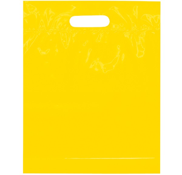 Die Cut Handle Bag - 12W x 15H x 3 - Flexo Ink Print