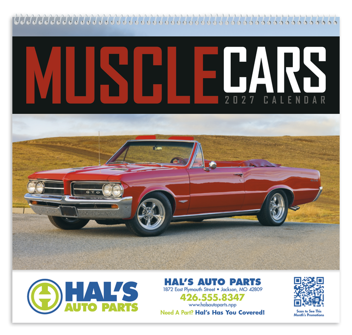 Triumph® Calendars Muscle Cars Calendar