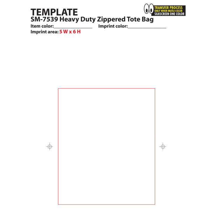 Heavy Duty Zippered Convention Tote