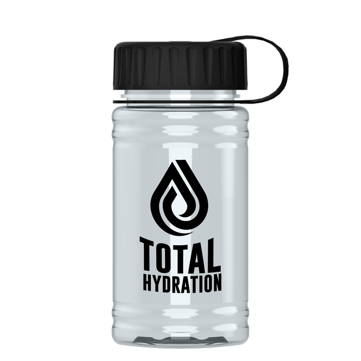 Mini RPET Bottle with Tethered Lid - 16 oz.