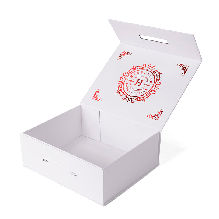 Shelly - Magnetic Gift Box with Handle - Foil Print