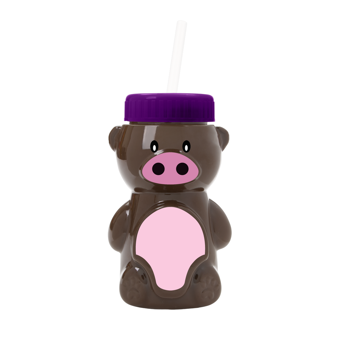 Cubbie RPET Bottle with Straw Lid - 20 oz.