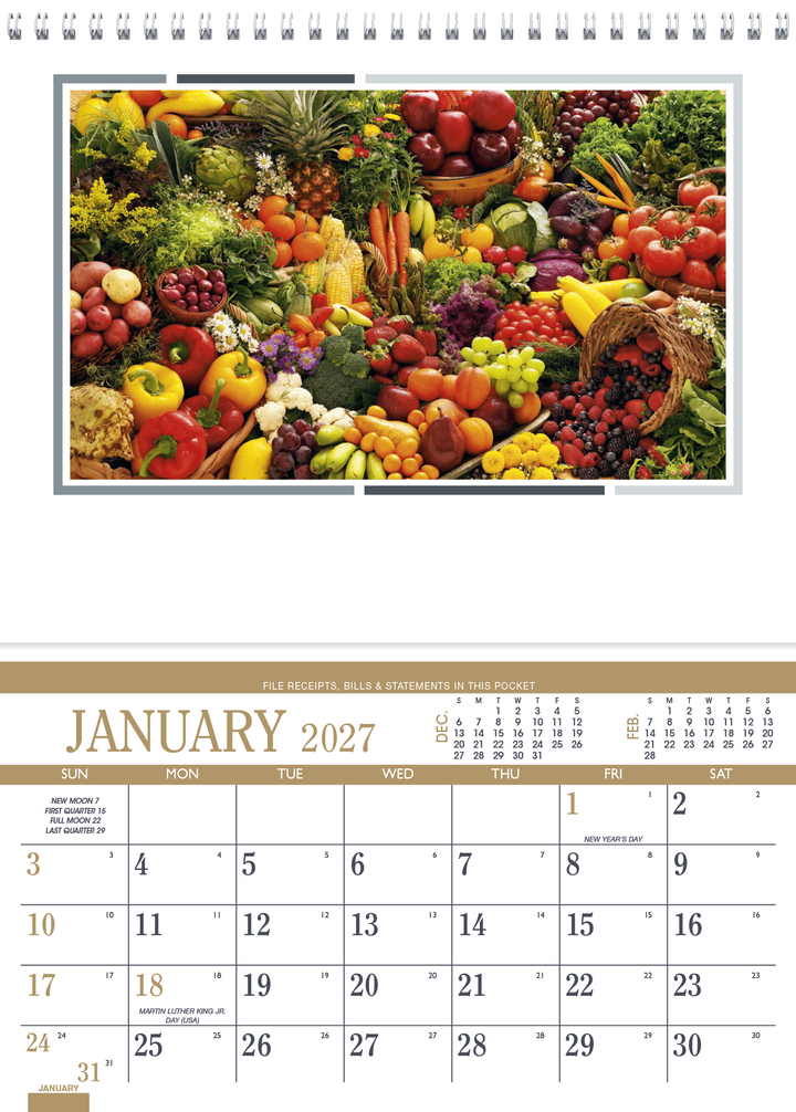 Triumph® Calendars Recipe Pocket Calendar