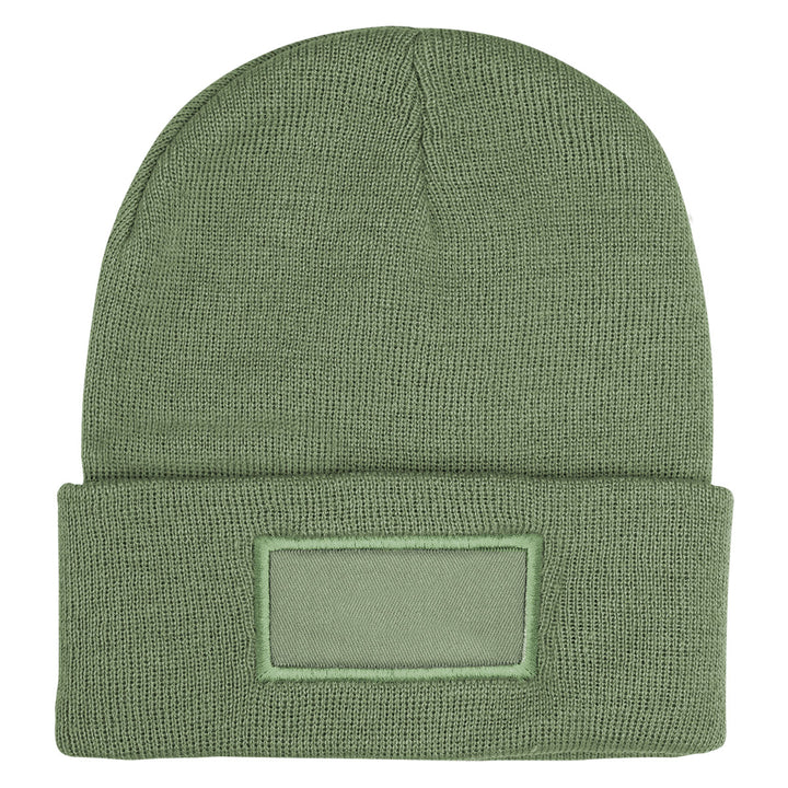 Patch rPET Knit Beanie With Cuff