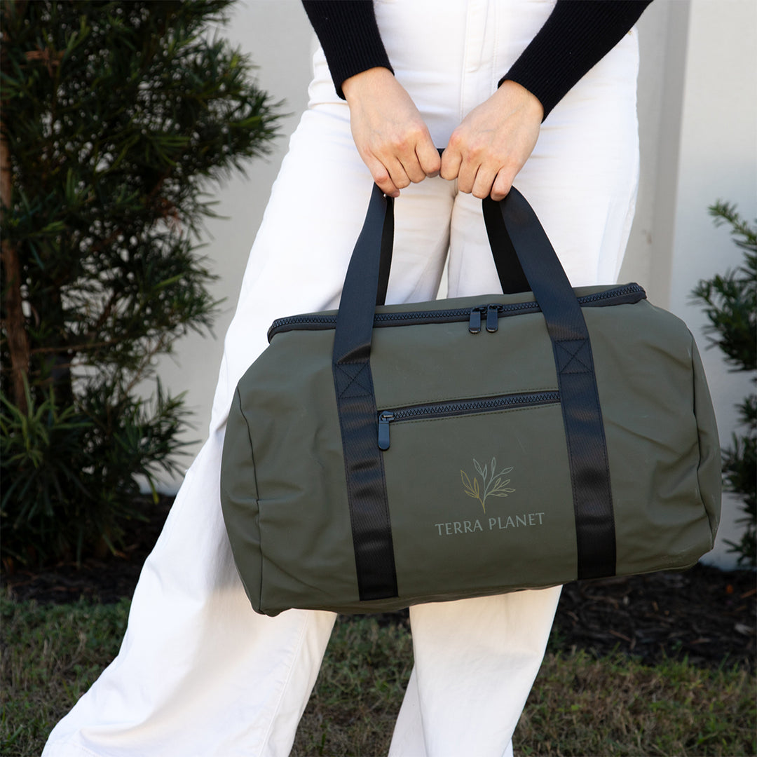 Hudson Recycled Leatherette Duffel Bag