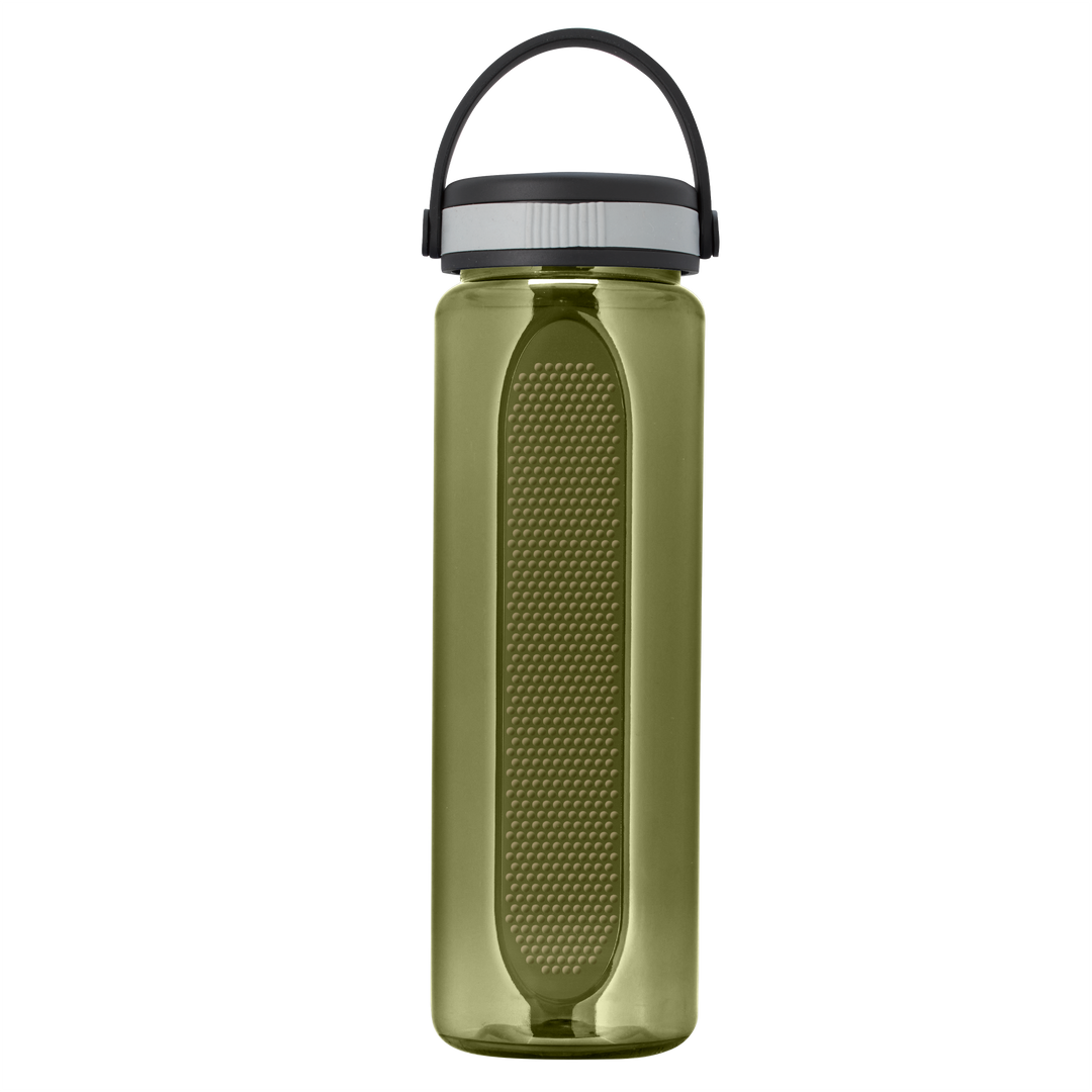 Boss Embossed RPET Bottle with Grip Lid - 26 oz.
