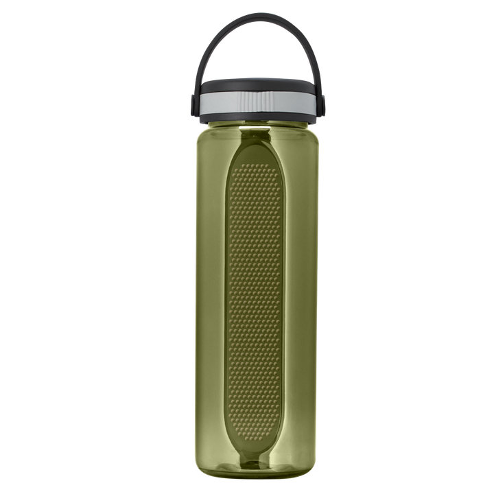 Boss Embossed RPET Bottle with Grip Lid - 26 oz.