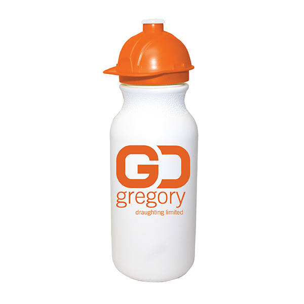 20 oz. Value Cycle Bottle w/ Safety Helmet Push 'n Pull Cap