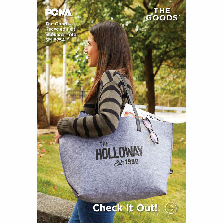 THE GOODS™ Recycled Felt Shoulder Tote