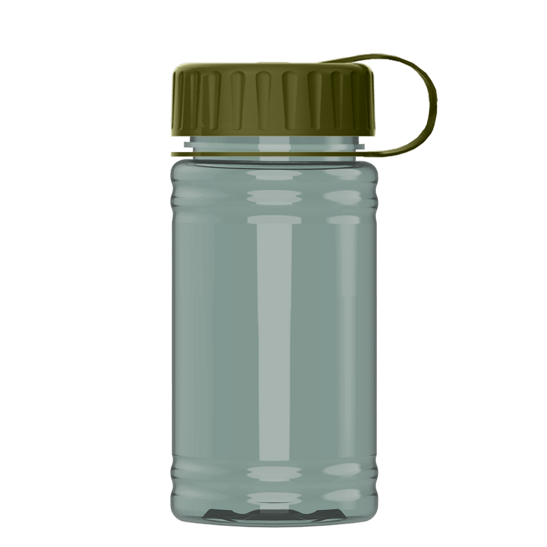 Mini RPET Bottle with Tethered Lid - 16 oz.