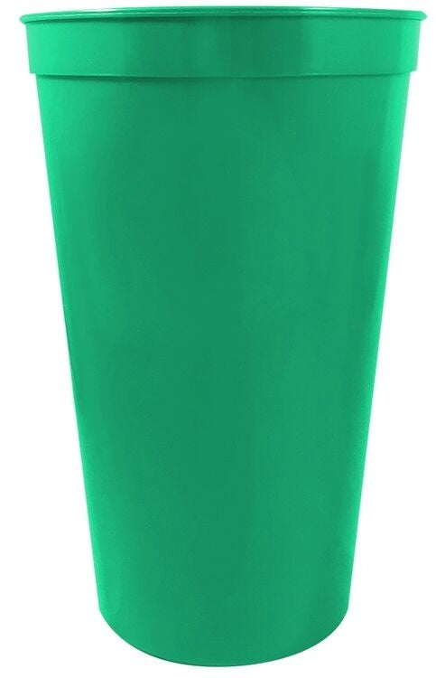 22 oz. Smooth Wall Plastic Stadium Cup